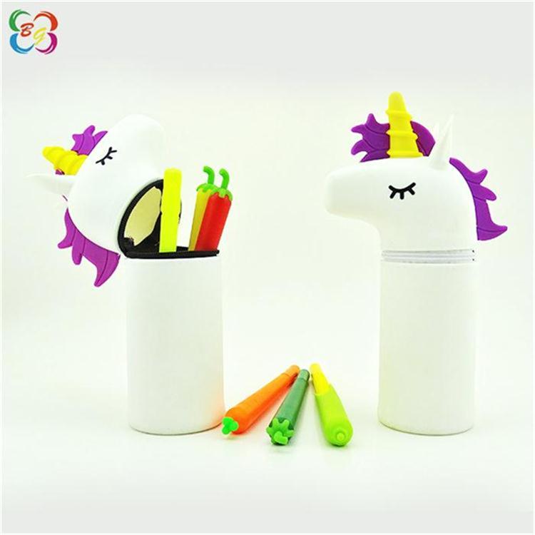 可伸縮卡通硅膠筆筒 可伸縮卡通硅膠筆筒