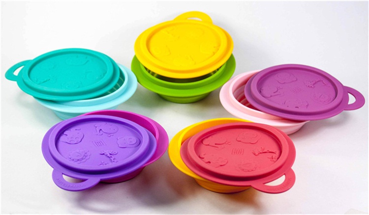 硅膠折疊碗 硅膠折疊碗