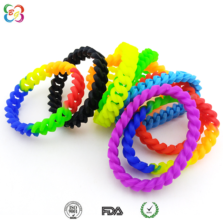 硅膠麻花手環(huán)，許你一飾深情