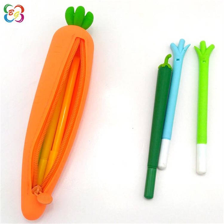 硅膠胡蘿卜筆袋